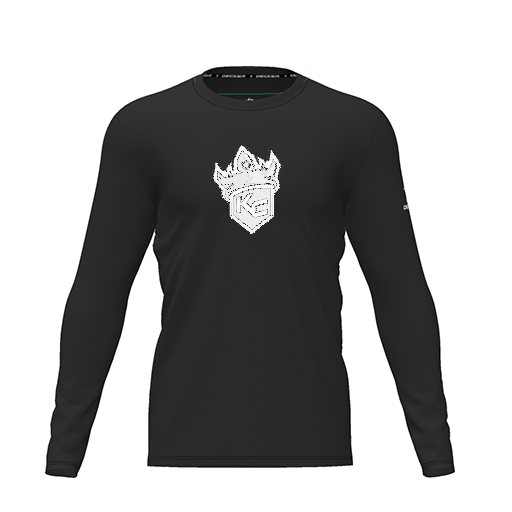 [FTLCDFBK-YXS-LOGO1] Dri Fit Performance T-Shirt (Youth XS, Black, Logo 1, Long Sleeve)