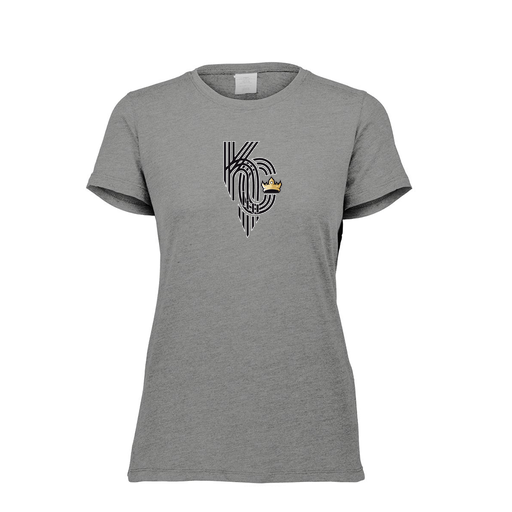 [FTSCUBGY-FAXS-LOGO3] Ladies Ultra-blend T-Shirt (Female Adult XS, Gray, Logo 3)