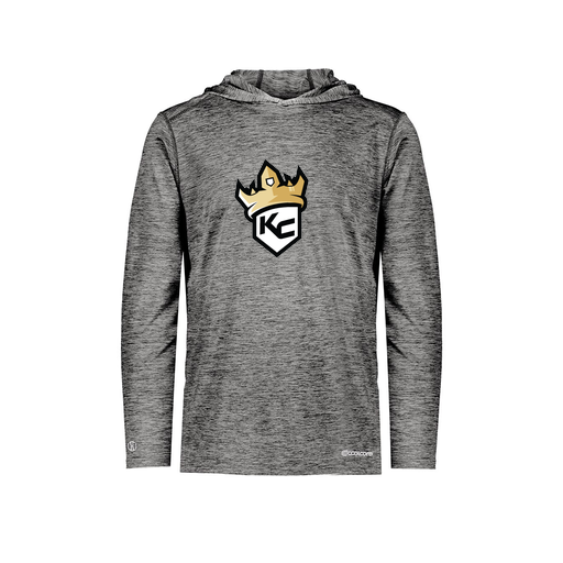 [FOLHCGBK-YS-LOGO1] Youth Charge Hoodie (Youth S, Black, Logo 1)