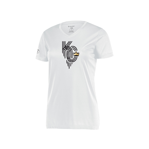 [222820.005.S-LOGO3] Ladies Movement Dri Fit Shirt (Female Adult S, White, Logo 3)