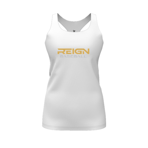 [FT0TRBWH-FYS-LOGO2] Decker Racerback Tank Top (Female Youth S, White, Logo 2)