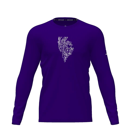 [FTLCDFPP-YXS-LOGO3] Dri Fit Performance T-Shirt (Youth XS, Purple, Logo 3, Long Sleeve)