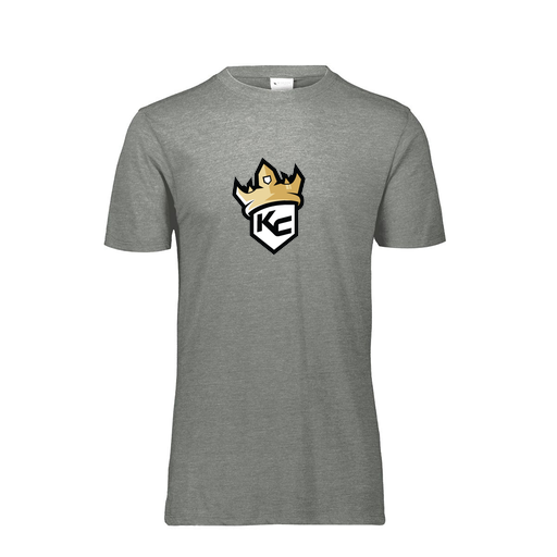 [FTSCUBGY-YS-LOGO1] Decker Youth Tri-Blend T-Shirt - Short Sleeve (Youth S, Gray, Logo 1)