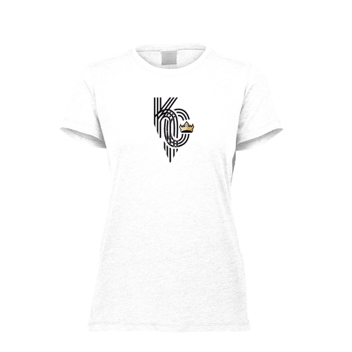 [FTSCUBWH-FAXS-LOGO3] Decker Women's Tri-Blend T-Shirt - Short Sleeve (Female Adult XS, White, Logo 3)