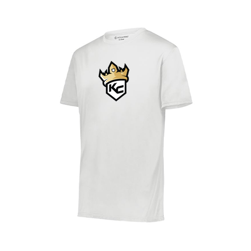 [222818.005.S-LOGO1] Men's Movement Dri Fit Shirt (Adult S, White, Logo 1)