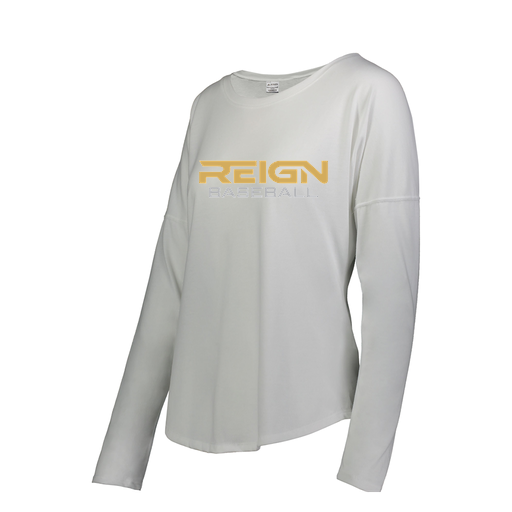 [FTLCUBWH-FAS-LOGO2] Ladies LS Ultra-blend T-Shirt (Female Adult S, White, Logo 2)